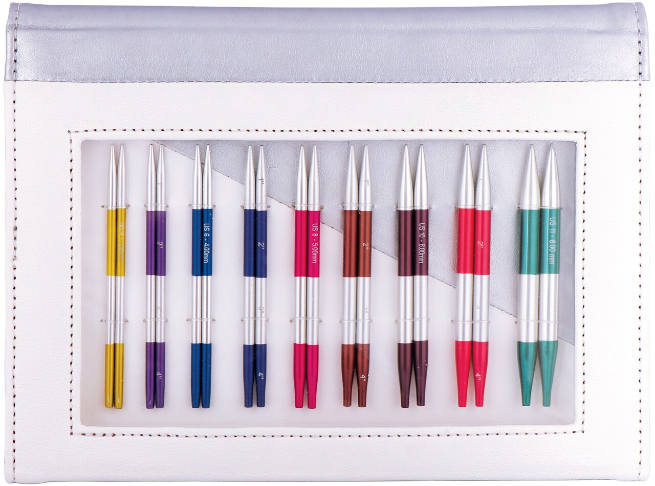 Knitter's Pride-SmartStix Deluxe Interchangeable Needles Set-Sizes 4/3.5mm To 11/8mm